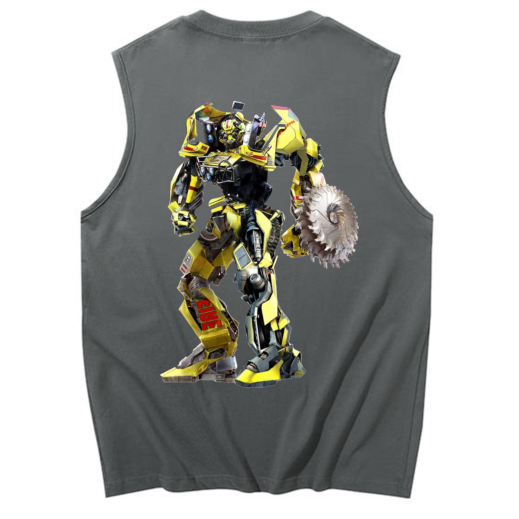 （画像用） Transformers トランスフォーマー コットン100％タンクトップ（背面プリント）
